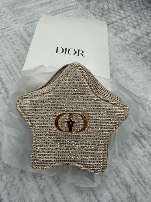 Dior gold toiletry bag new, festive