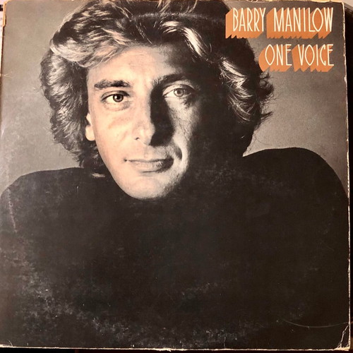 Barry Manilow One Voice vinyl LP album used, pop
