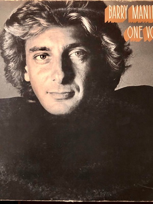 Barry Manilow One Voice vinyl LP album used, pop