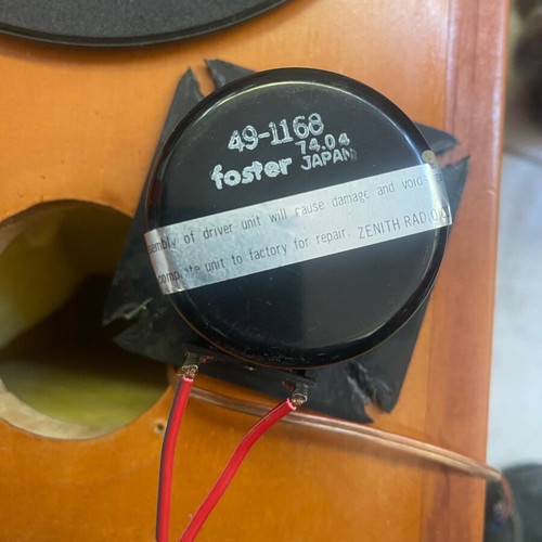 Vintage floor speakers upgraded with Nokia Germany woofers and Foster Japan tweeters used