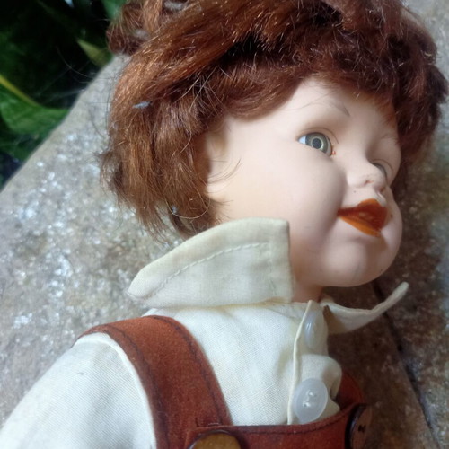 Antique handmade porcelain doll