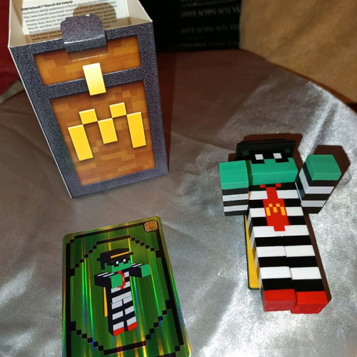 Collectible McDonald's Minecraft figure new