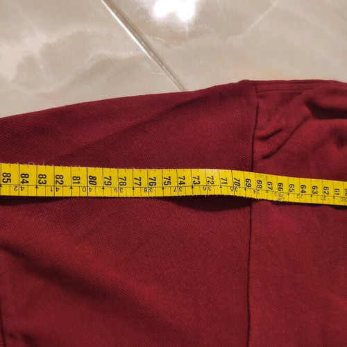 Cotton shirt 100 red like new, size XL XXL