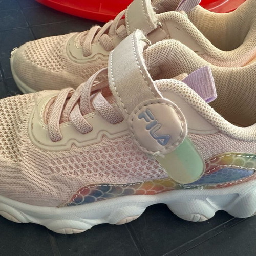 Fila kids' athletic shoes used, size 30, pink