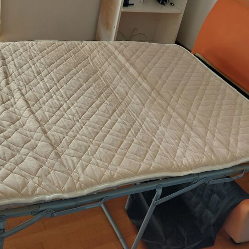 Neoset sofa bed used with slight fabric fading
