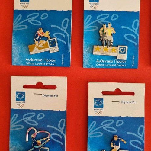 Pins Athens 2004 sports series new, set of 33 pieces