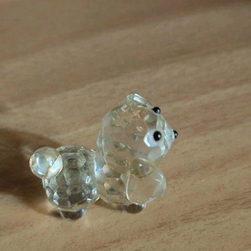 Decorative dog figurines like new, set of 2 pieces