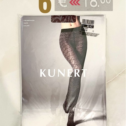 Kunert κόκκινο αδιαφανές λαμπερό καλσόν μέγεθος M καινούργιο