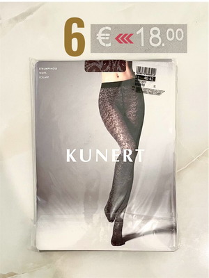 Kunert κόκκινο αδιαφανές λαμπερό καλσόν μέγεθος M καινούργιο