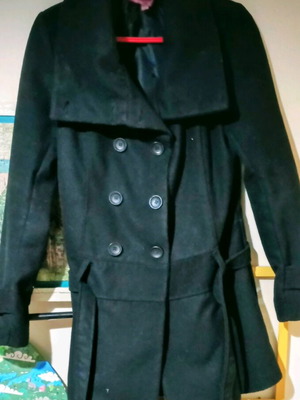 Παλτό Attrattivo μαύρο σαν καινούργιο, μέγεθος S