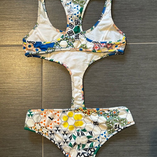 Dirk Bikkerbergs swimsuit like new, youth size S, white