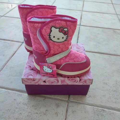 Lelli Kelly Hello Kitty Snow Boots size 26.5 new, pink