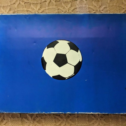 Foosball game with springs used, no ball