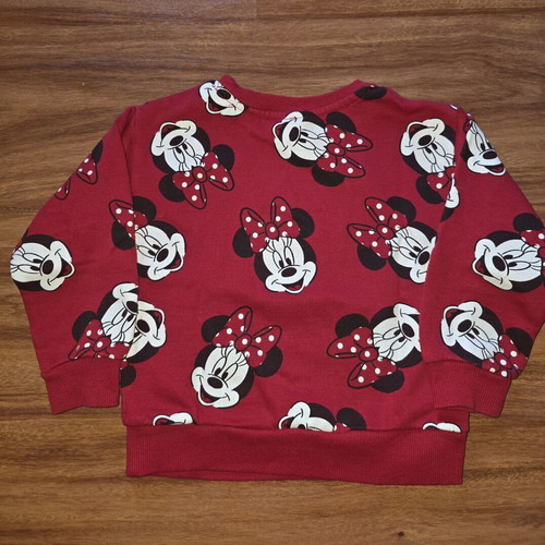 Disney Minnie sweatshirt like new, red, 2-3 years