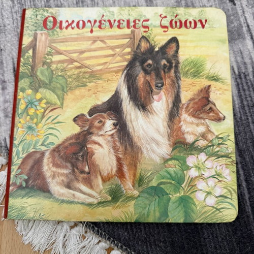 Animal Families children's book used, Greek