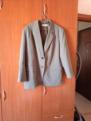 Zara jacket like new, gray, size XXL