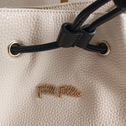 Folli Follie shoulder bag like new, ecru color