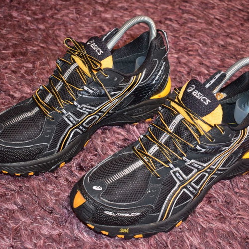 Asics Gel Trabuco GTX Black Men's Sports Shoes Size 43 Used
