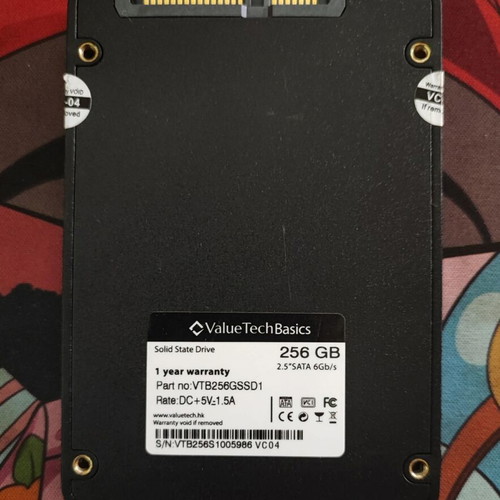 ValueTechBasics 256GB SATA III SSD