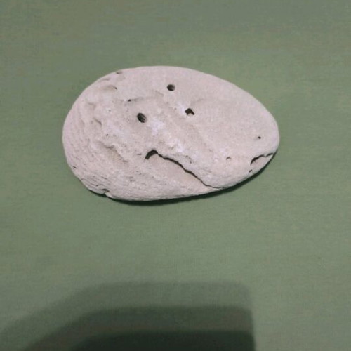 Decorative flat stone new, ready for painting, 1 piece