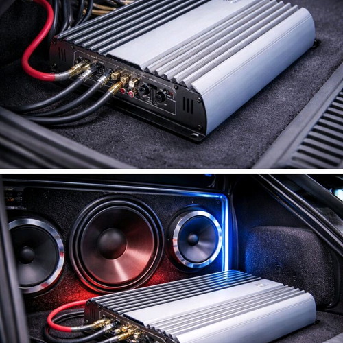 Car amplifier 4 channels new with super bass