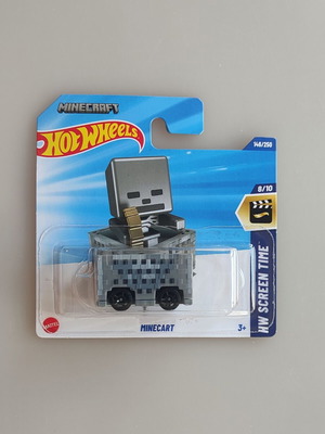 Hot Wheels HW Screen Time Minecraft Minecart new