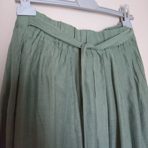 Benetton maxi skirt green size 44 new, summer breathable