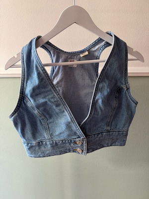 Levi’s Crop Top Jean σε άψογη κατάσταση, μπλε, μέγεθος S