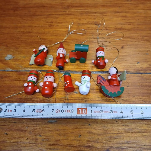 Mini Christmas ornaments used