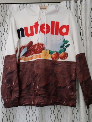 Nutella funky μπλούζα σαν καινούργια unisex αποκριάτικη