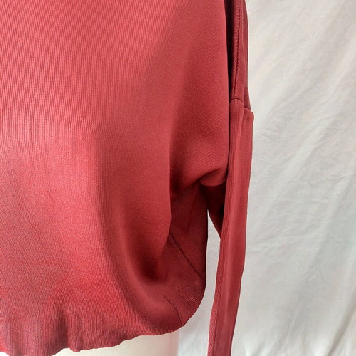 Zara Short Burgundy Blouse Like New, Size M