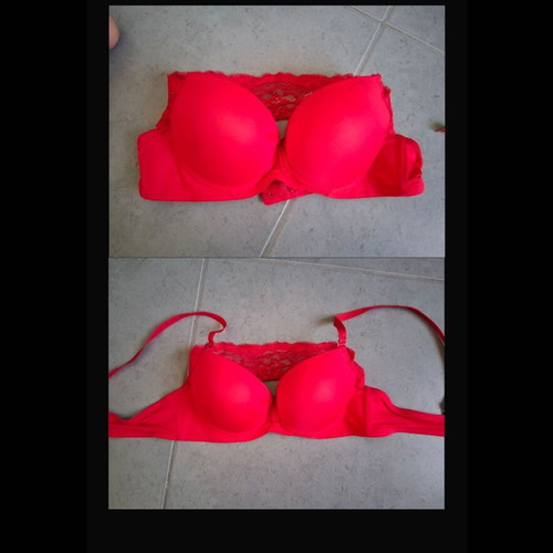 Bra 2 in 1 red, like new