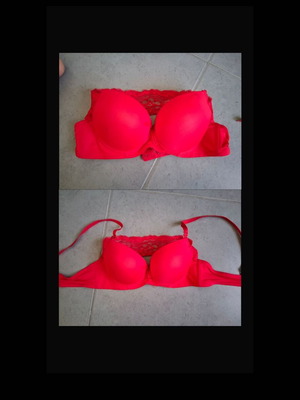 Bra 2 in 1 red, like new