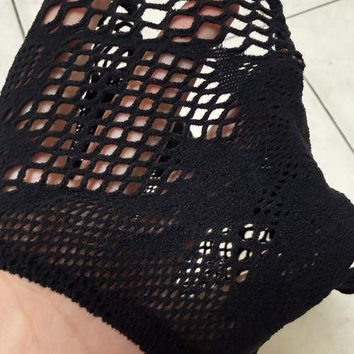 Hunkemöller fishnet bodysuit new, black, openback lace design