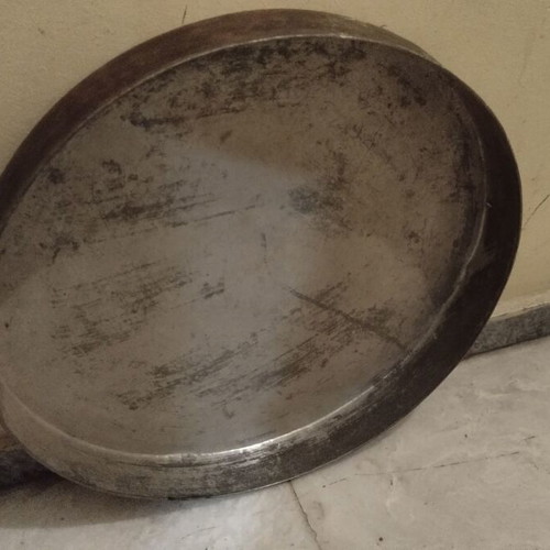 Copper Bakiri hammered handmade tray used