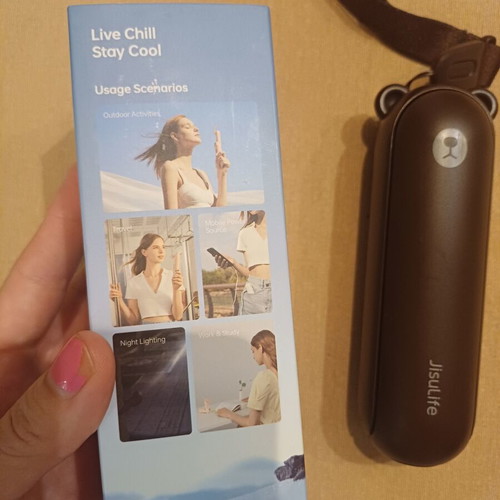JisuLife LIFE8 PLUS Portable Handheld Fan new, 4500mAh battery