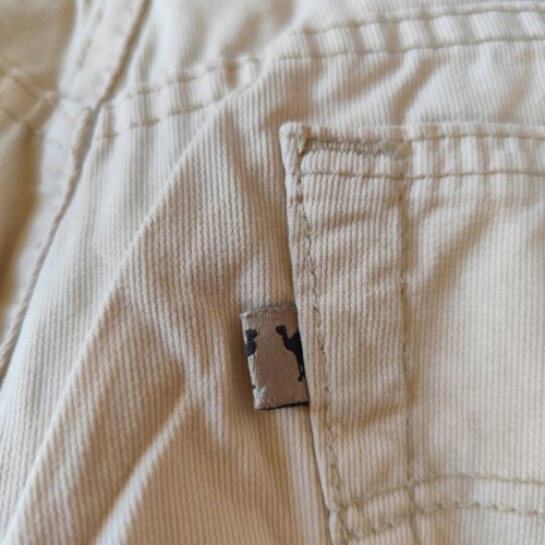 Camel vintage men's pants, beige