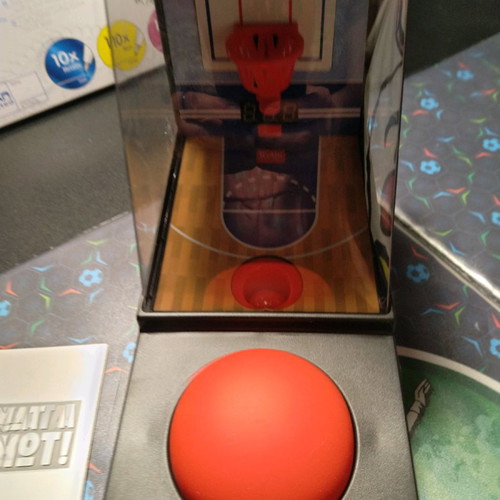Basketball game new, with instructions, torn box
