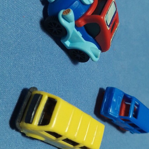 Kinder toy car pack of 3 miniatures