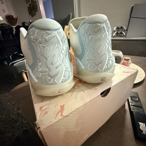 Jordan Zion 3 boots pink and turquoise size 46 made to order