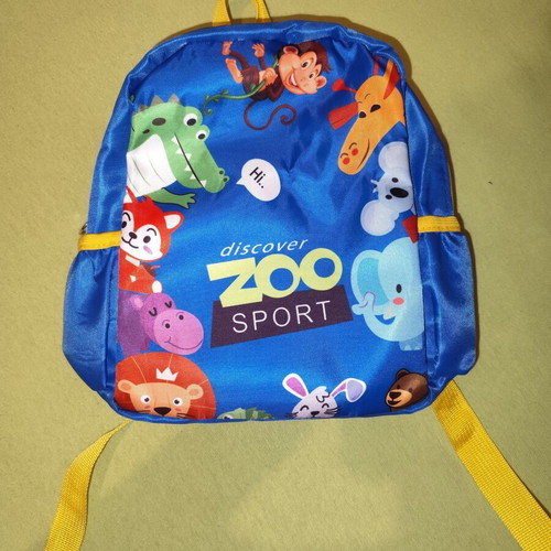 Preschool backpack with animals