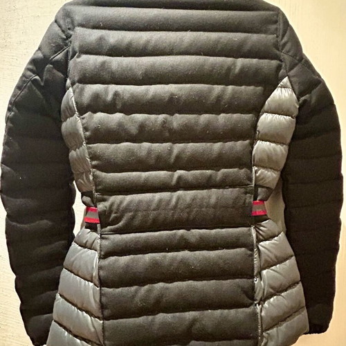 Duvetica jacket used with down, size 40, black and gray