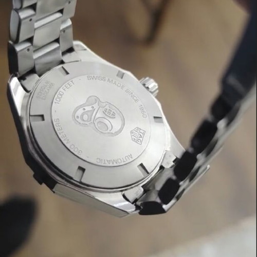 TAG Heuer Aquaracer Calibre 5 automatic watch like new, silver