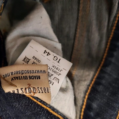 Rossodisera women's denim jeans new, slim fit, size 44 Italian