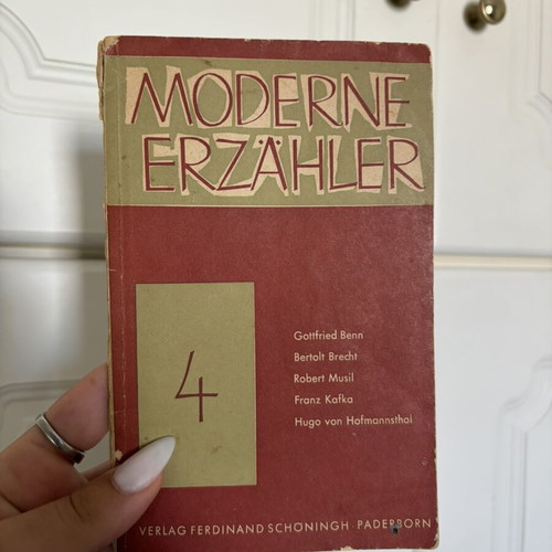 Moderne Erzähler book used, German language