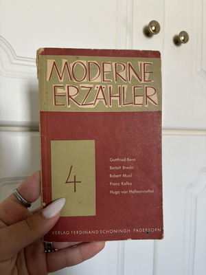 Moderne Erzähler book used, German language