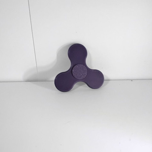 Fidget Spinner new, dark purple, 3D printed