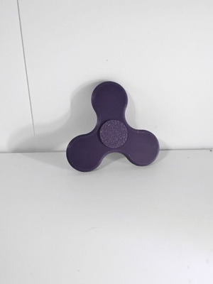 Fidget Spinner new, dark purple, 3D printed