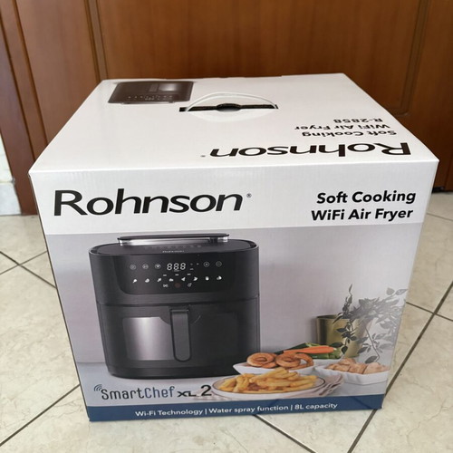 Rohnson Soft Cooking Air Fryer 8lt Black new