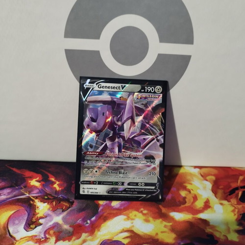 Genesect V 185/264 Fusion Strike card like new